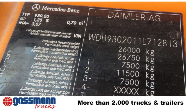 Mercedes-Benz Actros 2532/41 L 6x2, EEV, Lenkachse, Haller X2C - Мусоровоз: фото 4 Mercedes-Benz Actros 2532/41 L 6x2, EEV, Lenkachse, Haller X2C - Мусоровоз: фото 4