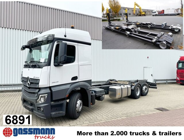 Mercedes-Benz Actros 2545 L 6x2, Lenk-/Liftachse, StreamSpace, - Крюковой мультилифт: фото 1 Mercedes-Benz Actros 2545 L 6x2, Lenk-/Liftachse, StreamSpace, - Крюковой мультилифт: фото 1