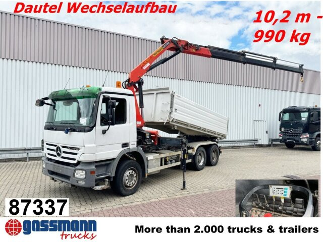 Mercedes-Benz Actros 2644/48 LK 6x4, Dautel Wechselsystem, - Самосвал, Автоманипулятор: фото 1 Mercedes-Benz Actros 2644/48 LK 6x4, Dautel Wechselsystem, - Самосвал, Автоманипулятор: фото 1