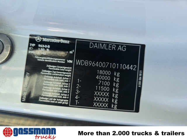 Mercedes-Benz Arocs 1827/30 A 4x4, mehrfach vorhanden! - Грузовик-шасси: фото 4 Mercedes-Benz Arocs 1827/30 A 4x4, mehrfach vorhanden! - Грузовик-шасси: фото 4