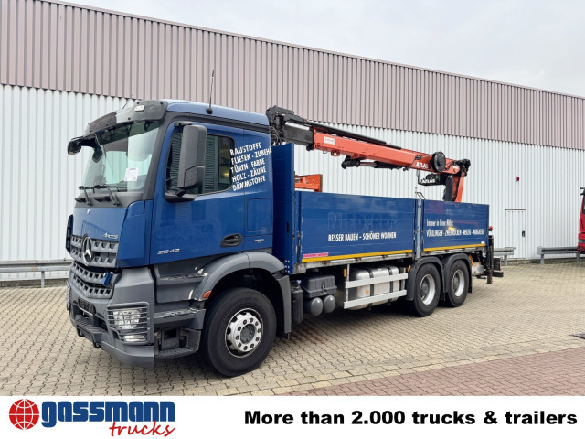 Грузовик бортовой/ Платформа, Автоманипулятор Mercedes-Benz Arocs 2642 6x4 mit Heckkran Atlas AK 186.3 V-2: фото 8