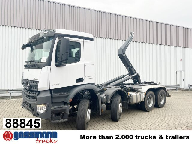 Mercedes-Benz Arocs 4142/48 8x4/4, Grounder, Meiller RS26 - Крюковой мультилифт: фото 1 Mercedes-Benz Arocs 4142/48 8x4/4, Grounder, Meiller RS26 - Крюковой мультилифт: фото 1