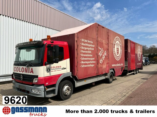 Mercedes-Benz Atego 1223 L 4x2, Kompl. Zug, Lift- & - Тентованный грузовик: фото 1 Mercedes-Benz Atego 1223 L 4x2, Kompl. Zug, Lift- & - Тентованный грузовик: фото 1