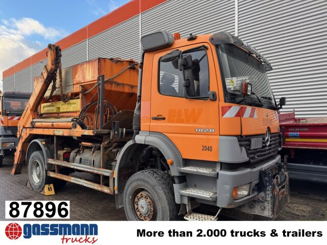 Mercedes-Benz Atego 1828 4x4, Tele-Absetzer, - Портальный бункеровоз: фото 1 Mercedes-Benz Atego 1828 4x4, Tele-Absetzer, - Портальный бункеровоз: фото 1