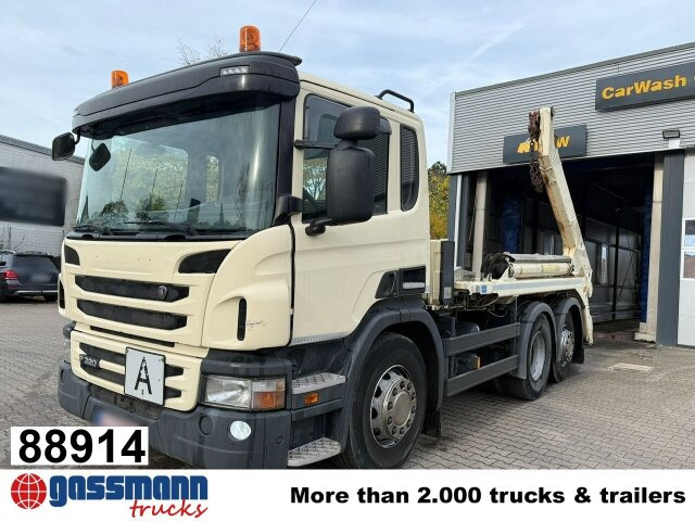 Scania P 320 6x2-4, Lenk-/Liftachse, Tele-Absetzanlage, - Портальный бункеровоз: фото 1 Scania P 320 6x2-4, Lenk-/Liftachse, Tele-Absetzanlage, - Портальный бункеровоз: фото 1