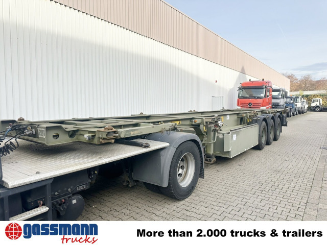 Полуприцеп-контейнеровоз/ Сменный кузов Schmitz Cargobull SCF 24 Containerchassis, Nachlauflenkachse,: фото 8