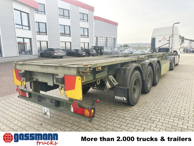 Полуприцеп-контейнеровоз/ Сменный кузов Schmitz Cargobull SCF 24 Containerchassis, Nachlauflenkachse,: фото 11