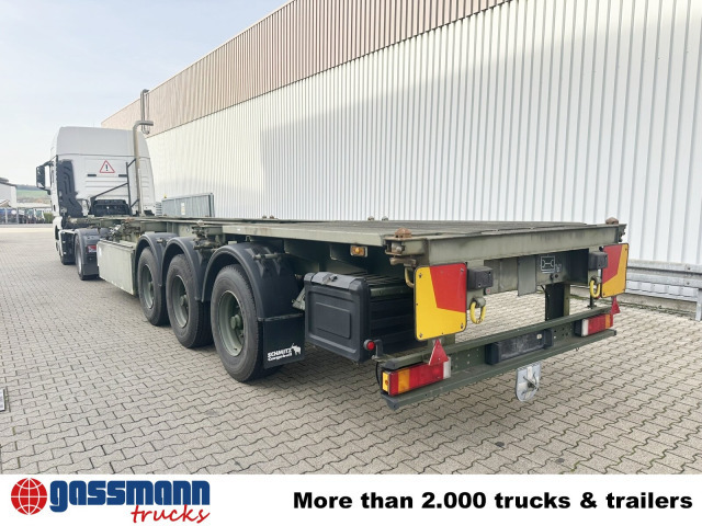 Полуприцеп-контейнеровоз/ Сменный кузов Schmitz Cargobull SCF 24 Containerchassis, Nachlauflenkachse,: фото 12