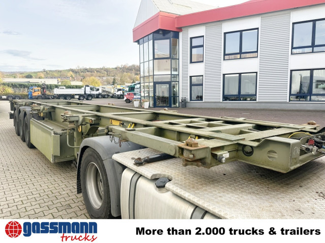 Полуприцеп-контейнеровоз/ Сменный кузов Schmitz Cargobull SCF 24 Containerchassis, Nachlauflenkachse,: фото 10