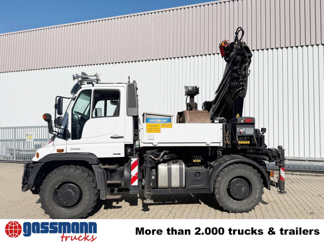 Unimog U400 4x4, Frontzapfwelle, Heckkran Hiab XS - Грузовик бортовой/ Платформа, Автоманипулятор: фото 4 Unimog U400 4x4, Frontzapfwelle, Heckkran Hiab XS - Грузовик бортовой/ Платформа, Автоманипулятор: фото 4