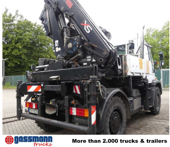Unimog U400 4x4, Frontzapfwelle, Heckkran Hiab XS - Грузовик бортовой/ Платформа, Автоманипулятор: фото 3 Unimog U400 4x4, Frontzapfwelle, Heckkran Hiab XS - Грузовик бортовой/ Платформа, Автоманипулятор: фото 3