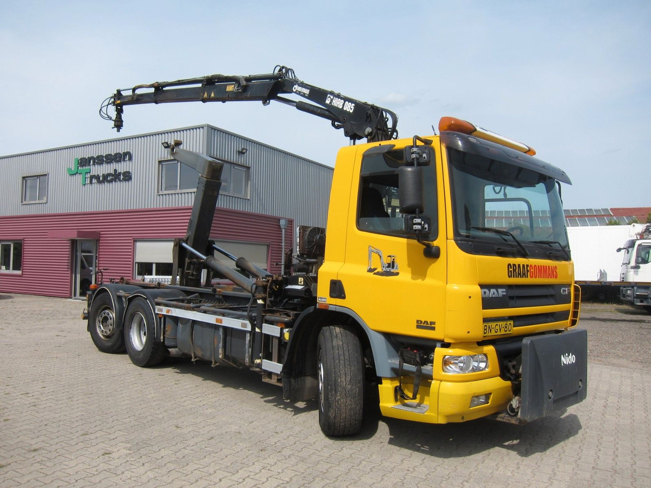 DAF CF 75 310 6X2*4 Hiab Kran Haken Manual Funk E3 - Крюковой мультилифт, Автоманипулятор: фото 1 DAF CF 75 310 6X2*4 Hiab Kran Haken Manual Funk E3 - Крюковой мультилифт, Автоманипулятор: фото 1
