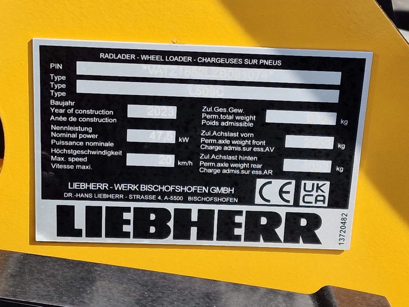 Liebherr L506 compact - New - Bucket + pallet forks - 46 KW лизинг Liebherr L506 compact - New - Bucket + pallet forks - 46 KW: фото 13