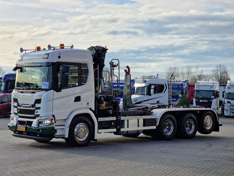 Scania G500 XT 8x4*4 - HMF 2820K Crane - AJK 20T Hooklift - Retarder - Full air - Like new - Автоманипулятор: фото 5 Scania G500 XT 8x4*4 - HMF 2820K Crane - AJK 20T Hooklift - Retarder - Full air - Like new - Автоманипулятор: фото 5