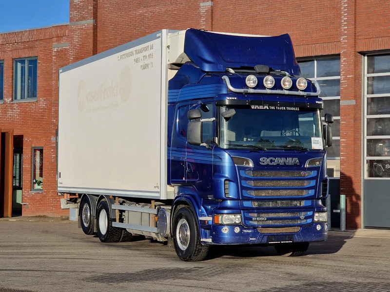 Scania R560 V8 Topline 6x2*4 - Frigo - Loadlift - Full air - Euro 5 - Изотермический грузовик: фото 1 Scania R560 V8 Topline 6x2*4 - Frigo - Loadlift - Full air - Euro 5 - Изотермический грузовик: фото 1