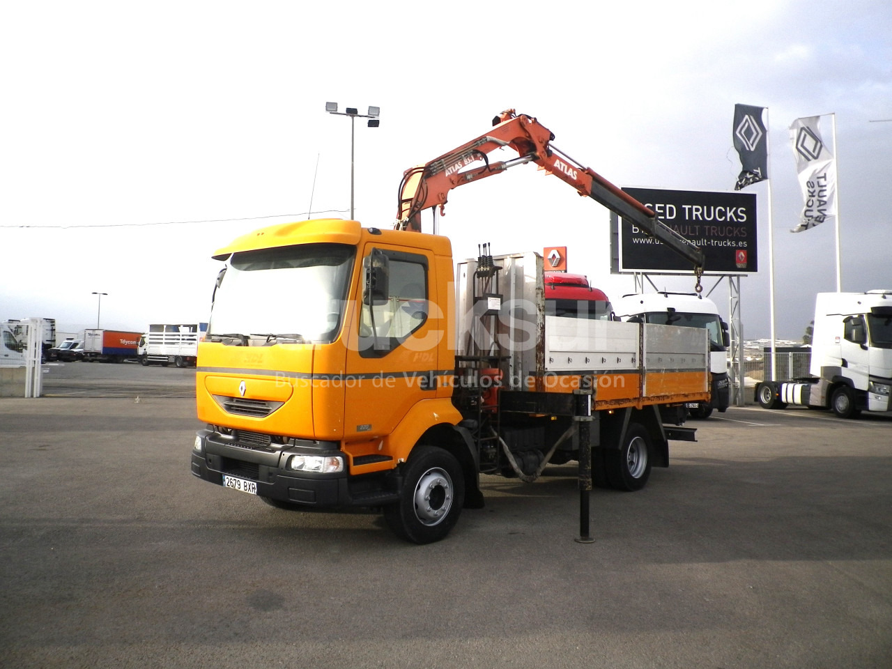 RENAULT MIDLUM 220.14C GRUA - Грузовик бортовой/ Платформа, Автоманипулятор: фото 1 RENAULT MIDLUM 220.14C GRUA - Грузовик бортовой/ Платформа, Автоманипулятор: фото 1