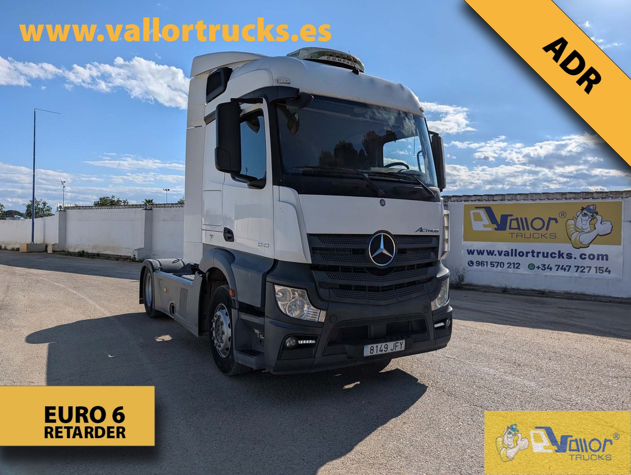 Mercedes Actros 1845 LS - Тягач: фото 2 Mercedes Actros 1845 LS - Тягач: фото 2