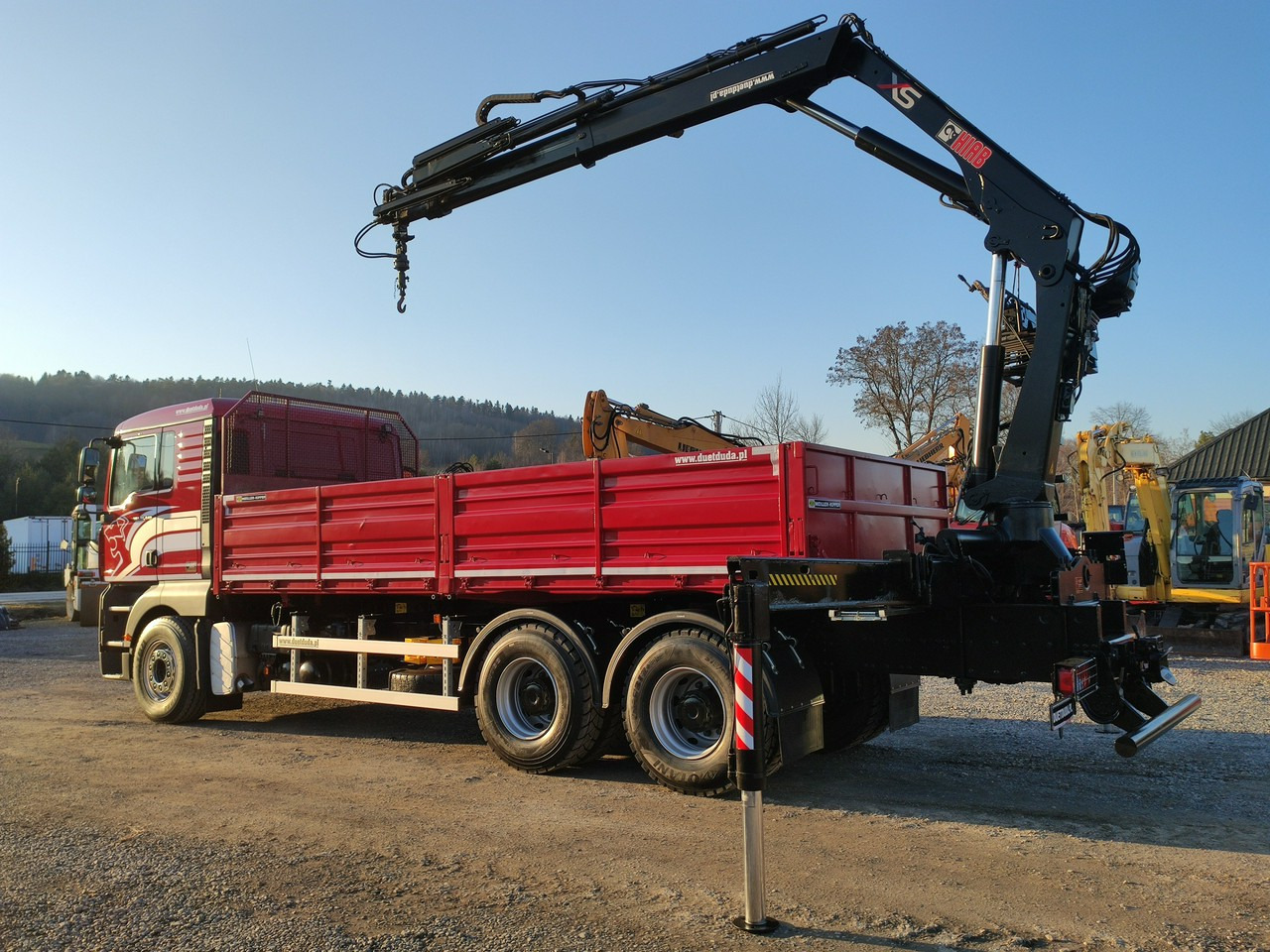 Самосвал, Автоманипулятор MAN Man 26.440 6x4 HDS HIAB 166 B-3 DUO Wywrotka Meiller 2-stronna: фото 14