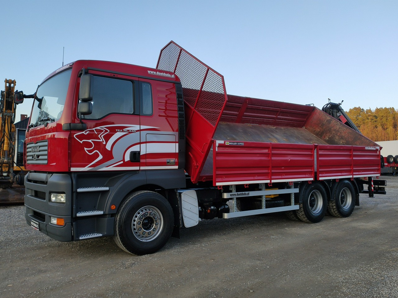 Самосвал, Автоманипулятор MAN Man 26.440 6x4 HDS HIAB 166 B-3 DUO Wywrotka Meiller 2-stronna: фото 6
