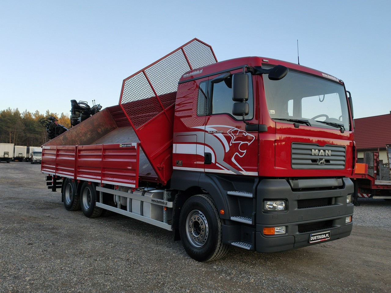 Самосвал, Автоманипулятор MAN Man 26.440 6x4 HDS HIAB 166 B-3 DUO Wywrotka Meiller 2-stronna: фото 24