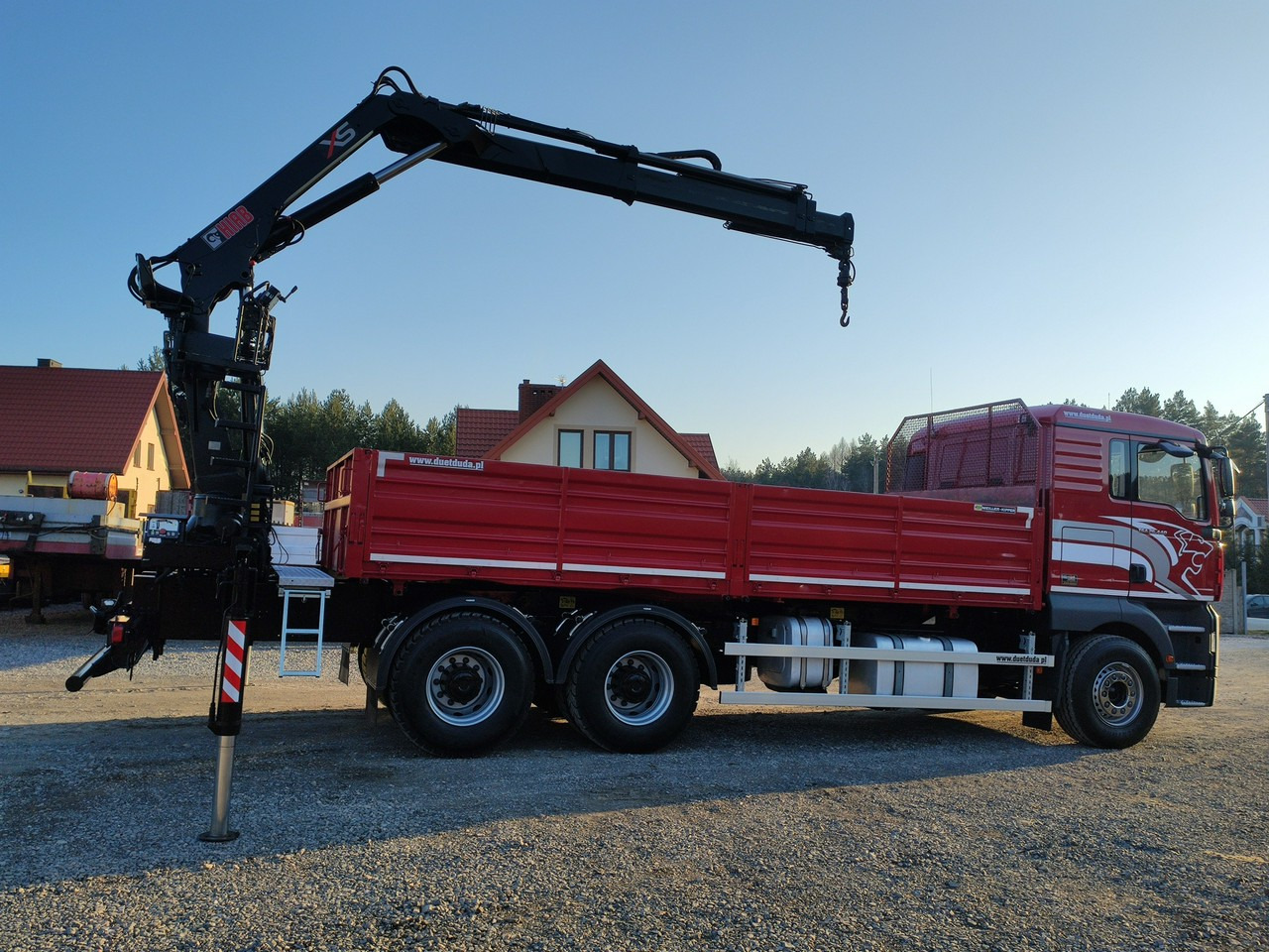 Самосвал, Автоманипулятор MAN Man 26.440 6x4 HDS HIAB 166 B-3 DUO Wywrotka Meiller 2-stronna: фото 9