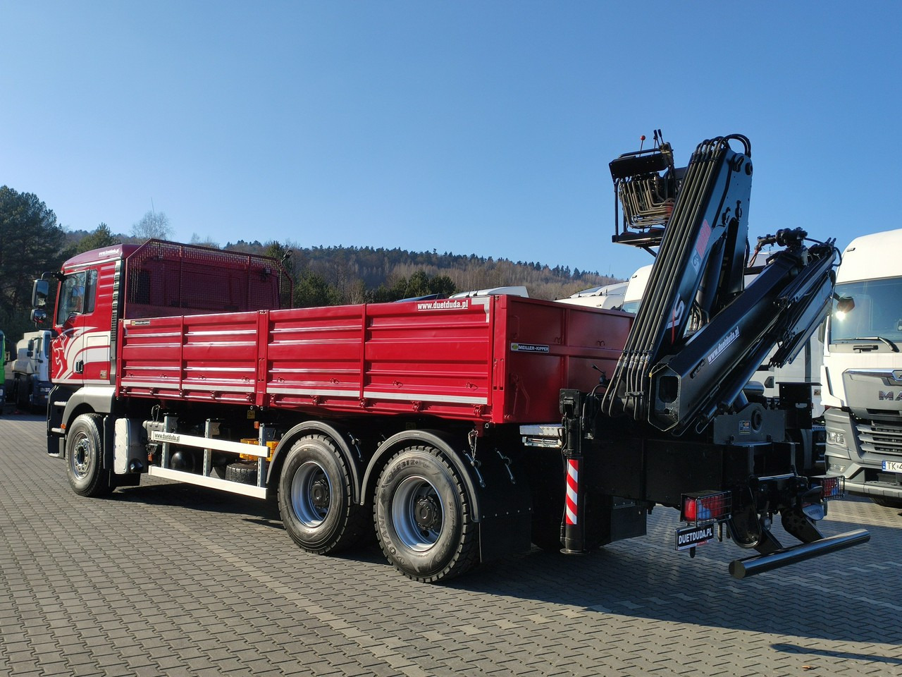 Самосвал, Автоманипулятор MAN Man 26.440 6x4 HDS HIAB 166 B-3 DUO Wywrotka Meiller 2-stronna: фото 8