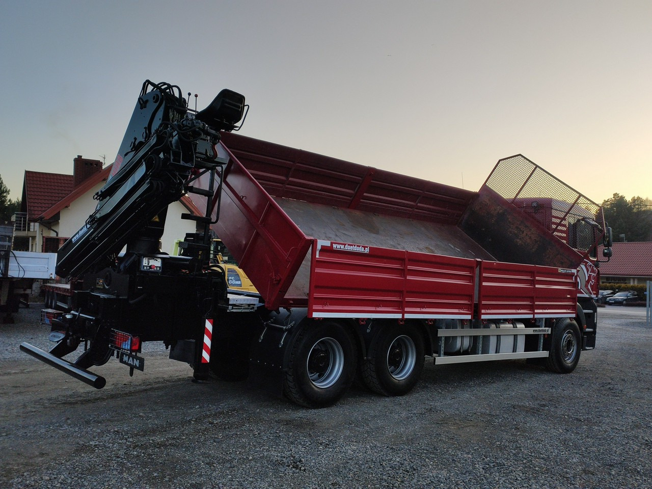 Самосвал, Автоманипулятор MAN Man 26.440 6x4 HDS HIAB 166 B-3 DUO Wywrotka Meiller 2-stronna: фото 22