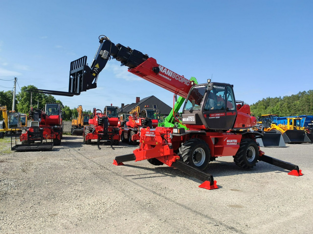 Manitou MRT 2150 ROTO Ładowarka Teleskopowa Obrotowa 2550 1850 1840 - Телескопический погрузчик: фото 1 Manitou MRT 2150 ROTO Ładowarka Teleskopowa Obrotowa 2550 1850 1840 - Телескопический погрузчик: фото 1