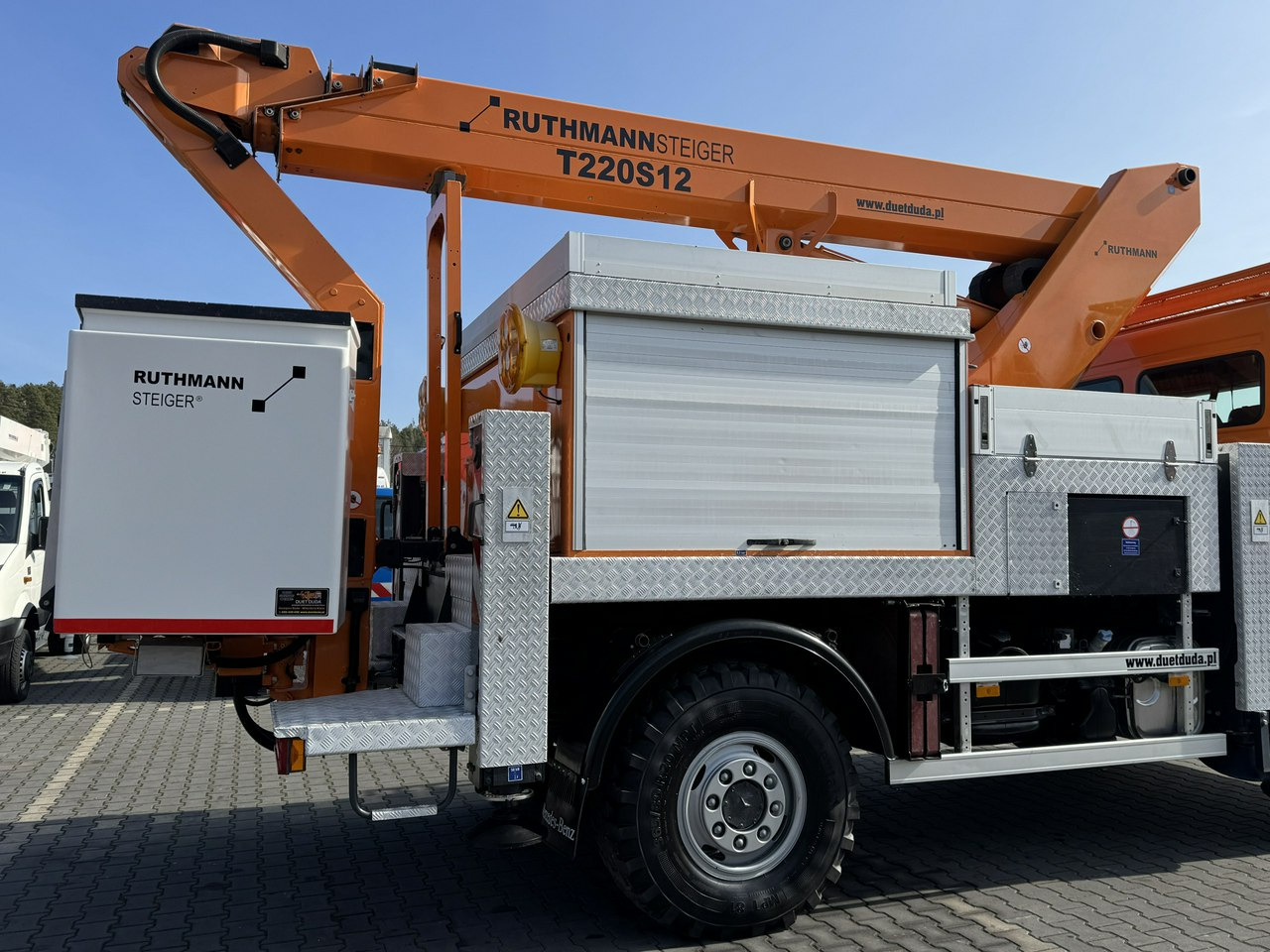 Грузовик с подъемником Mercedes Atego 1324 4x4 Zwyżka RUTHMANN STEIGER T220S12 Podnośnik Koszowy: фото 14