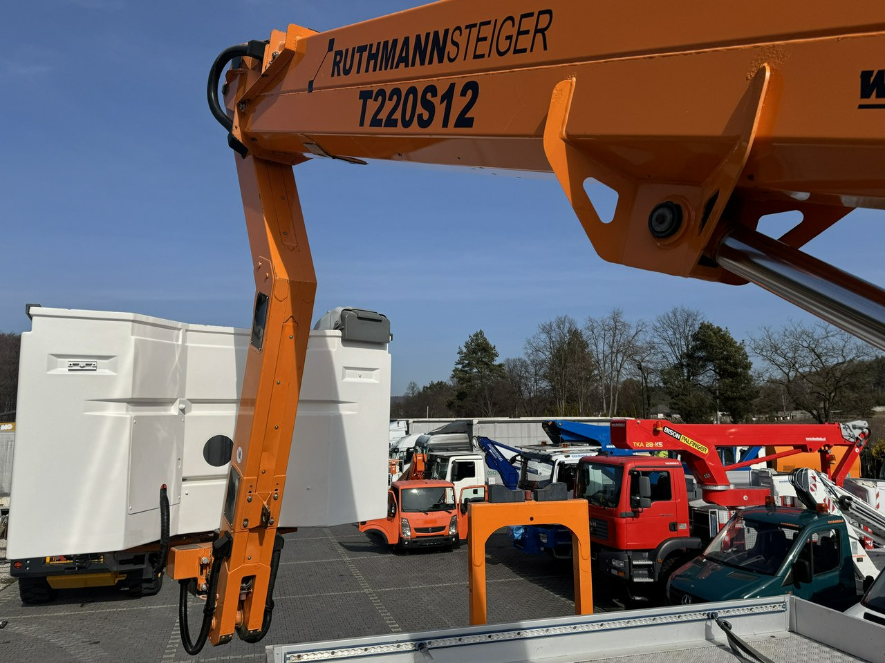 Грузовик с подъемником Mercedes Atego 1324 4x4 Zwyżka RUTHMANN STEIGER T220S12 Podnośnik Koszowy: фото 7