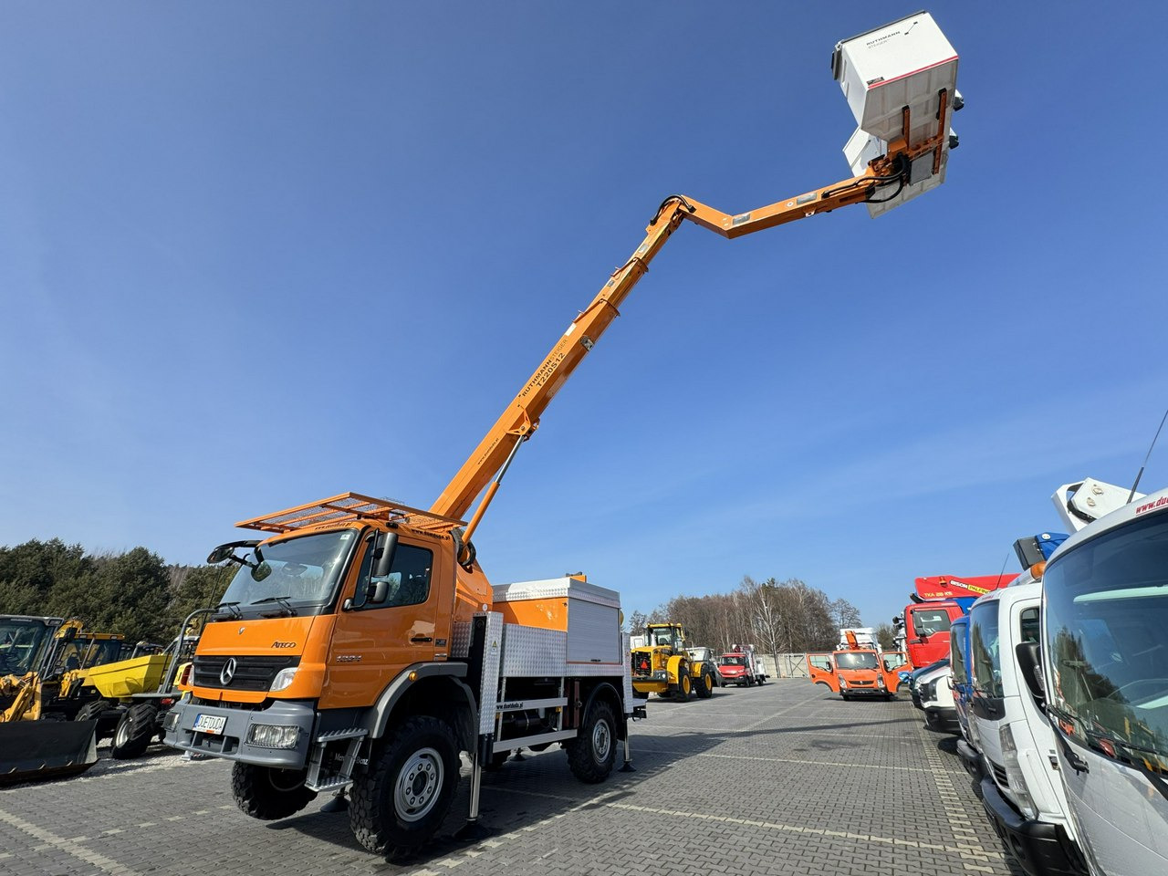 Грузовик с подъемником Mercedes Atego 1324 4x4 Zwyżka RUTHMANN STEIGER T220S12 Podnośnik Koszowy: фото 8
