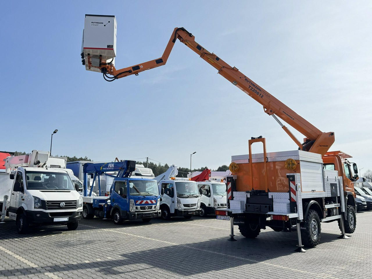 Грузовик с подъемником Mercedes Atego 1324 4x4 Zwyżka RUTHMANN STEIGER T220S12 Podnośnik Koszowy: фото 22