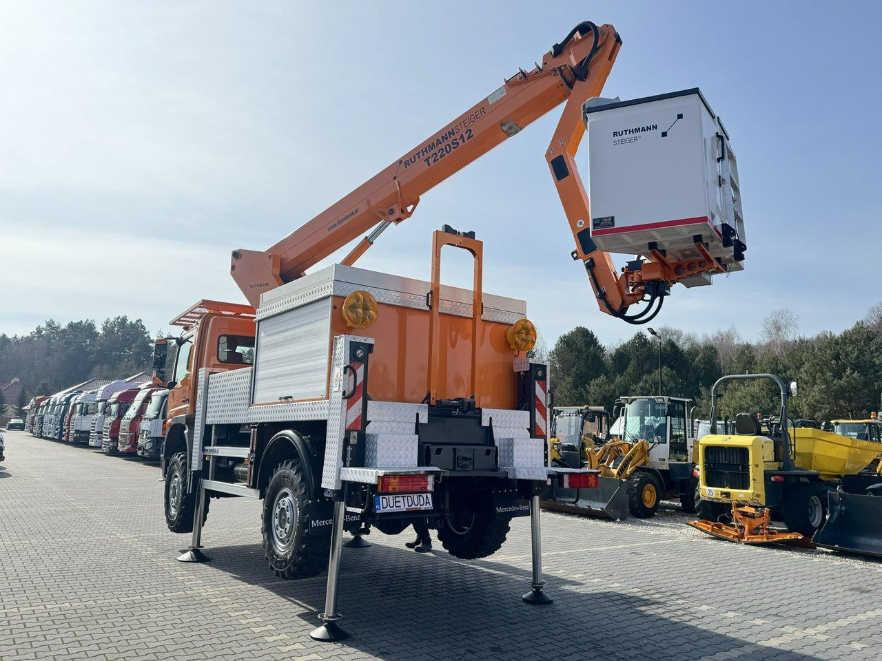 Грузовик с подъемником Mercedes Atego 1324 4x4 Zwyżka RUTHMANN STEIGER T220S12 Podnośnik Koszowy: фото 21