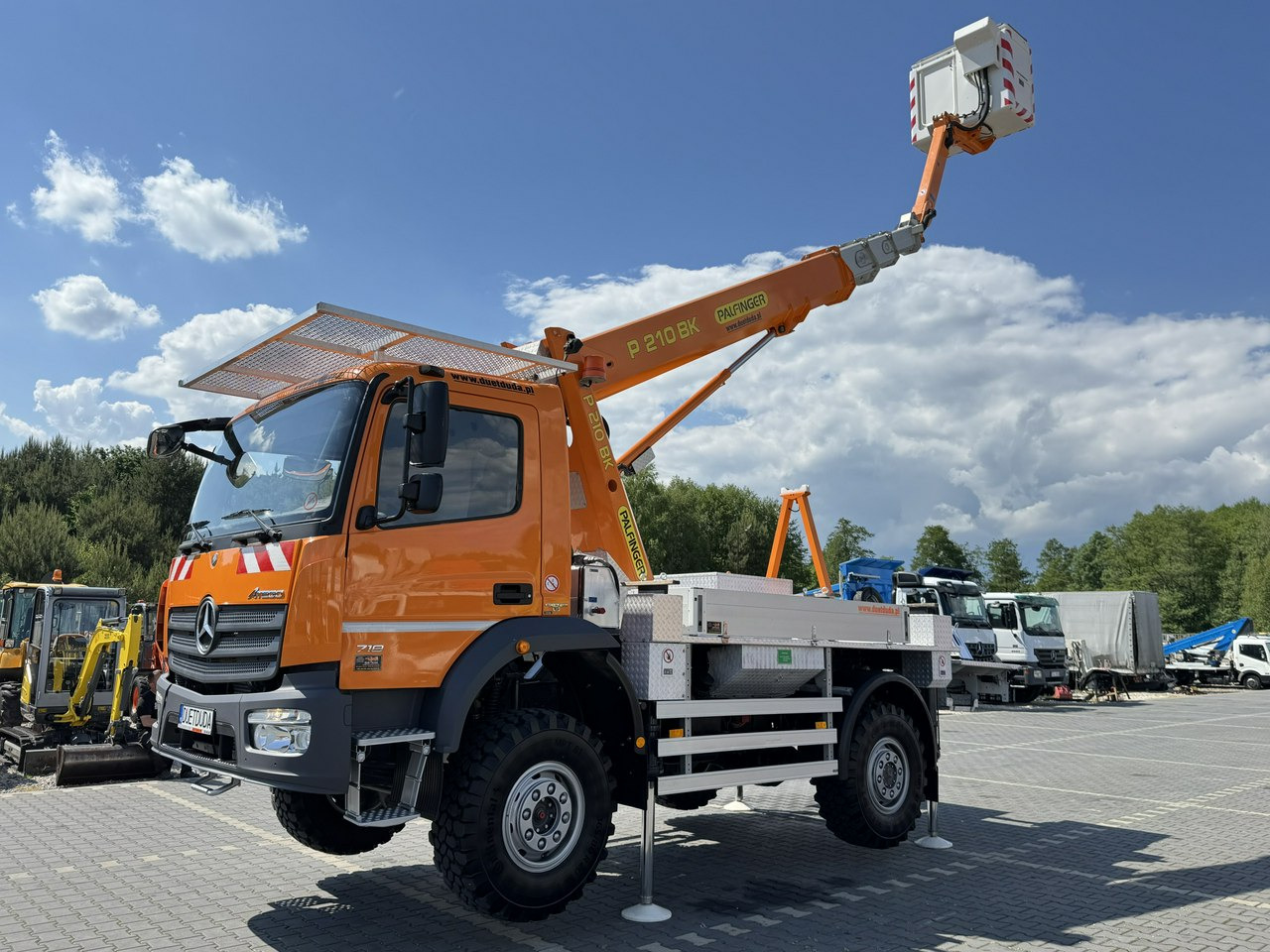 Mercedes Atego 718 E6 4x4 Zwyżka PALFINGER P210 BK Podnośnik Koszowy - Грузовик с подъемником: фото 3 Mercedes Atego 718 E6 4x4 Zwyżka PALFINGER P210 BK Podnośnik Koszowy - Грузовик с подъемником: фото 3