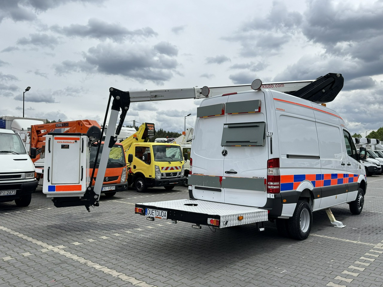 Грузовик с подъемником Mercedes Sprinter Zwyżka Podnośnik Koszowy KLUBB K42P UDT WUMAG GSR: фото 25