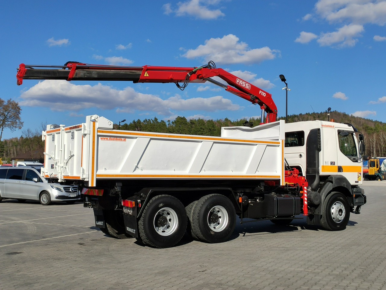 Самосвал, Автоманипулятор Renault Kerax 26.370 6x4 Mocny HDS FASSI F110: фото 26