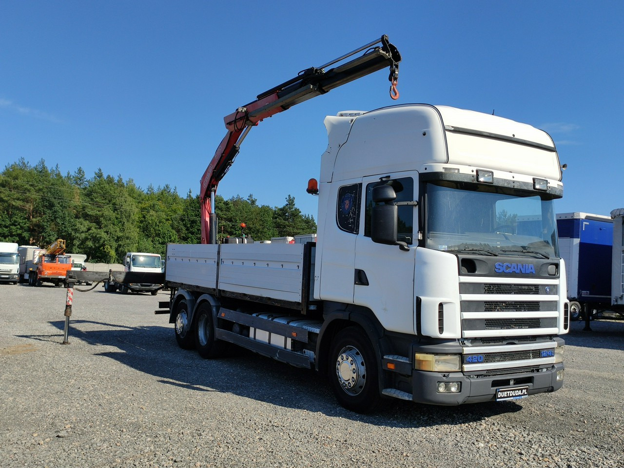 Scania 124L 420 6x2 Retarder HDS FASSI F170 Budowlanka - Грузовик бортовой/ Платформа, Автоманипулятор: фото 3 Scania 124L 420 6x2 Retarder HDS FASSI F170 Budowlanka - Грузовик бортовой/ Платформа, Автоманипулятор: фото 3