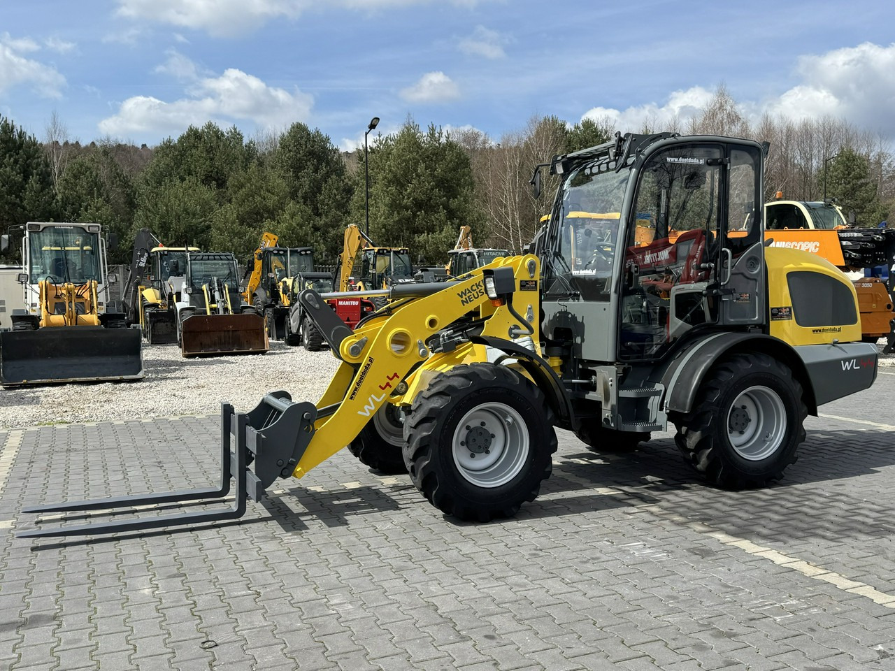 Колёсный погрузчик Wacker Neuson WL 44 Łyżka krokodyl+widły Super Stan !!!: фото 6