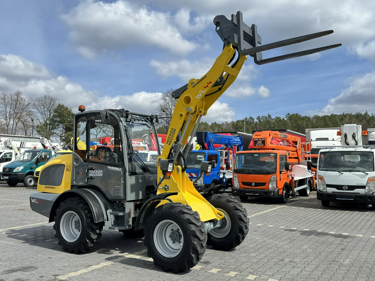 Колёсный погрузчик Wacker Neuson WL 44 Łyżka krokodyl+widły Super Stan !!!: фото 9