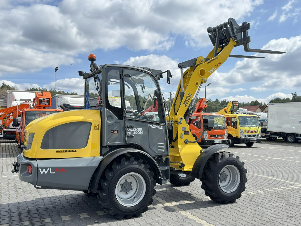 Колёсный погрузчик Wacker Neuson WL 44 Łyżka krokodyl+widły Super Stan !!!: фото 11