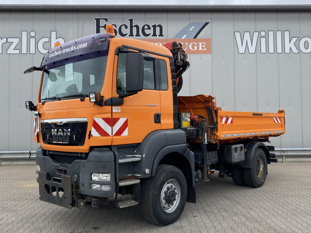 MAN TGS 18.320 4x4 BL / Kran - Самосвал, Автоманипулятор: фото 1 MAN TGS 18.320 4x4 BL / Kran - Самосвал, Автоманипулятор: фото 1