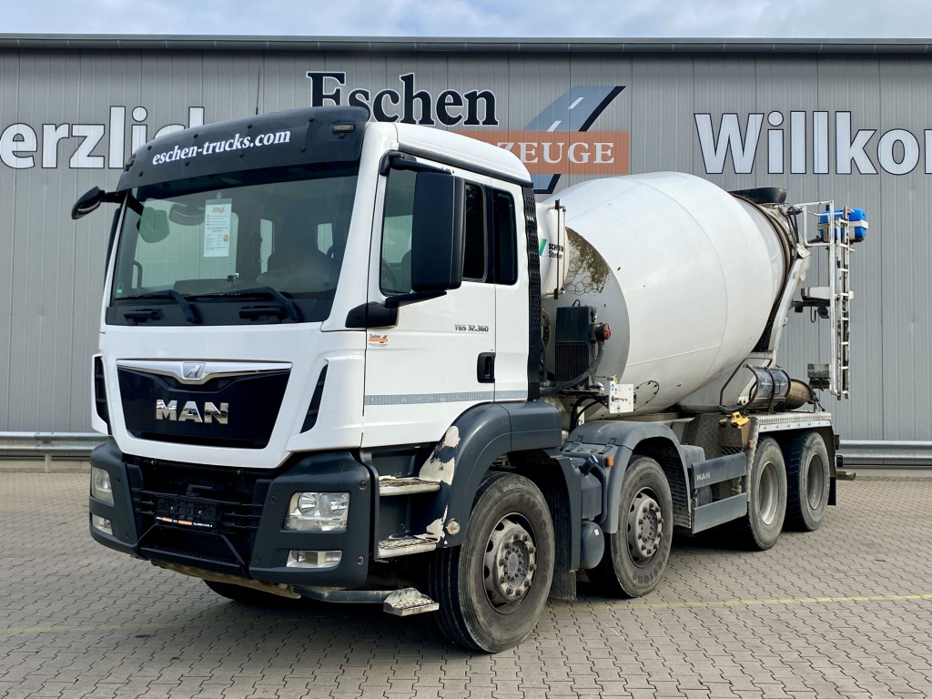 MAN TGS 32.360 8x4 BB / 9 m³ Stetter-Aufbau - Автобетоносмеситель: фото 1 MAN TGS 32.360 8x4 BB / 9 m³ Stetter-Aufbau - Автобетоносмеситель: фото 1