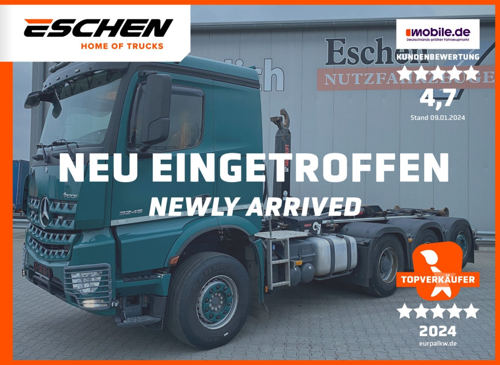 Mercedes-Benz 3245 8x4 Arocs / HIAB Multilift - Крюковой мультилифт: фото 1 Mercedes-Benz 3245 8x4 Arocs / HIAB Multilift - Крюковой мультилифт: фото 1