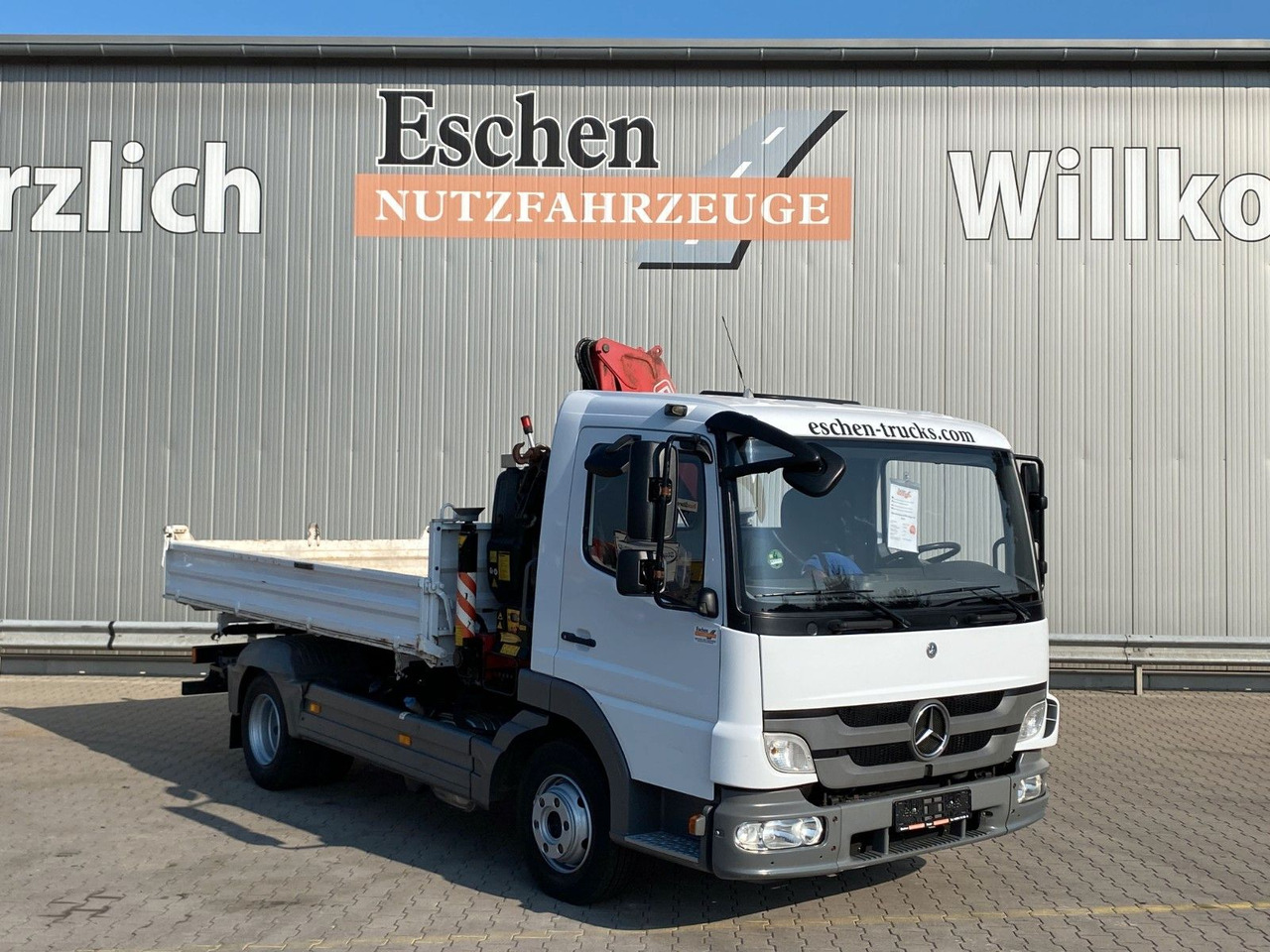 Самосвал, Автоманипулятор Mercedes-Benz 818 Atego | Fassi F65*MEILLER*PKW-AHK*1.Hand: фото 8