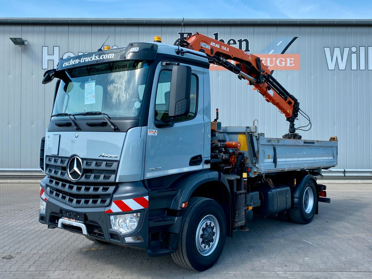 Mercedes-Benz Arocs 1843 HAD 4x4 | Atlas 116.3-A3*5+6.Kreis - Самосвал, Автоманипулятор: фото 1 Mercedes-Benz Arocs 1843 HAD 4x4 | Atlas 116.3-A3*5+6.Kreis - Самосвал, Автоманипулятор: фото 1