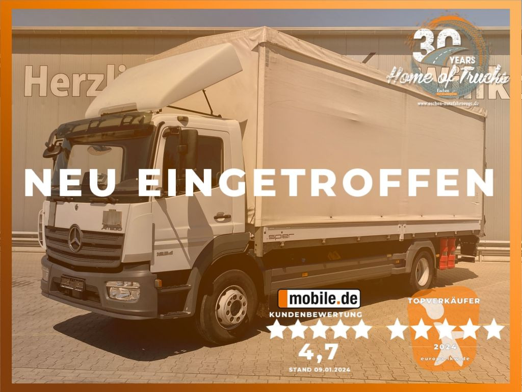 Mercedes-Benz Atego 1624 I 2,66m Höhe*Pritsche*Plane*LBW*AHK - Тентованный грузовик: фото 1 Mercedes-Benz Atego 1624 I 2,66m Höhe*Pritsche*Plane*LBW*AHK - Тентованный грузовик: фото 1