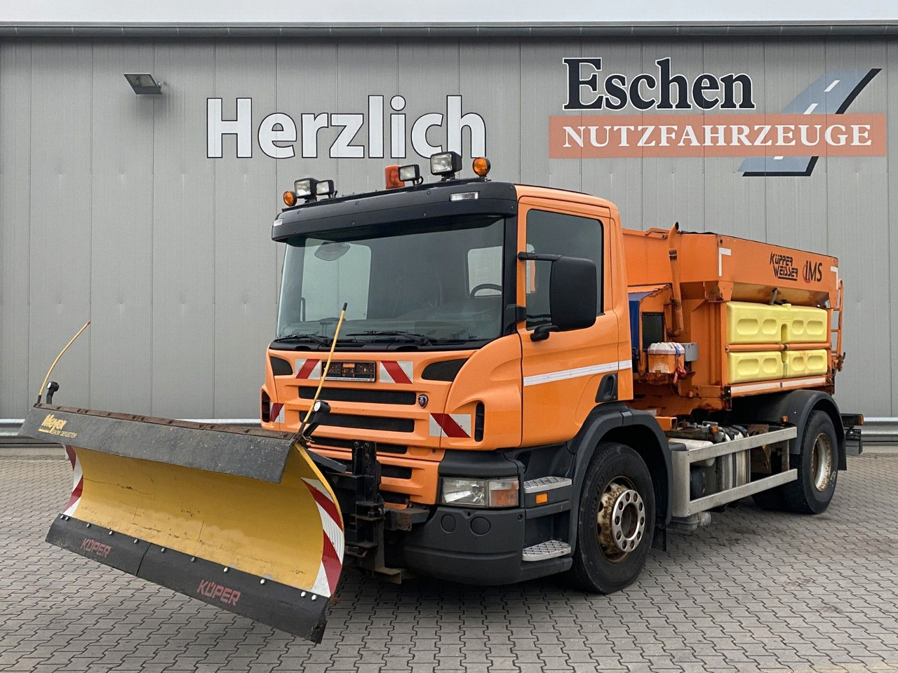 Scania P 230 | Winterdienst*Salzstreuer/Küpper-Weisser - Грузовик бортовой/ Платформа: фото 1 Scania P 230 | Winterdienst*Salzstreuer/Küpper-Weisser - Грузовик бортовой/ Платформа: фото 1