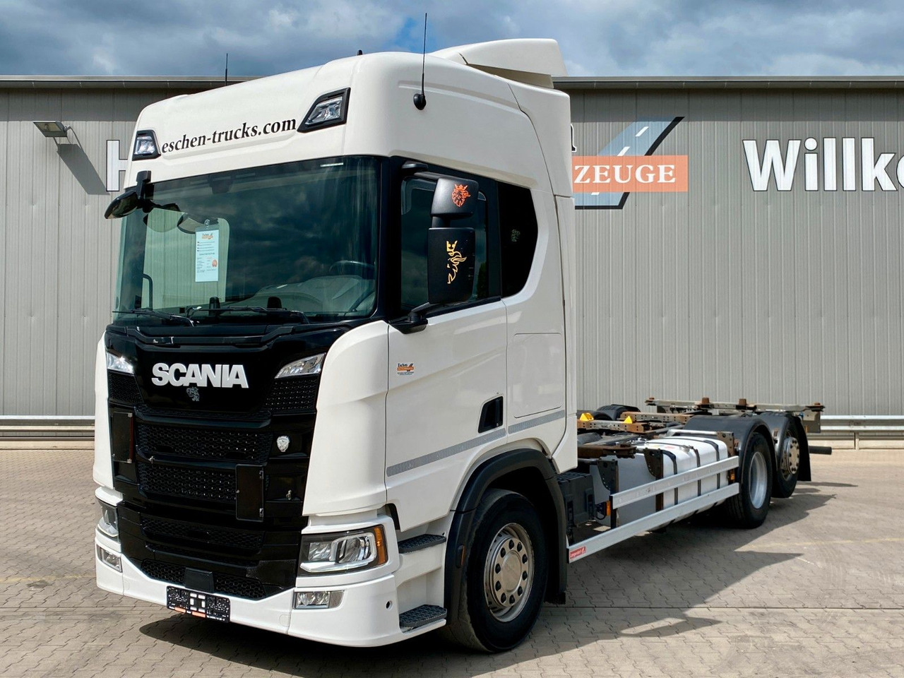Scania R 450 B 6x2*4 BDF | Retarder*AHK*Lift*SDG Rahmen - Грузовик-контейнеровоз/ Сменный кузов: фото 1 Scania R 450 B 6x2*4 BDF | Retarder*AHK*Lift*SDG Rahmen - Грузовик-контейнеровоз/ Сменный кузов: фото 1