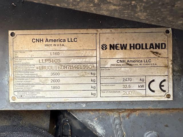 New Holland L 160 - Колёсный погрузчик: фото 5 New Holland L 160 - Колёсный погрузчик: фото 5