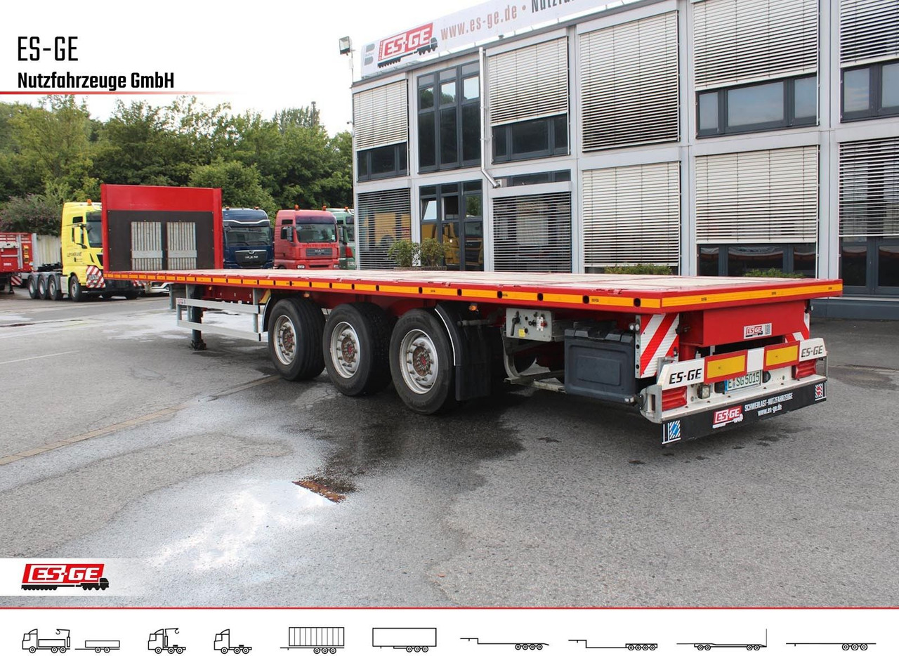 Полуприцеп бортовой/ Платформа ES-GE 3-Achs Sattelanhänger - Rungen + CV: фото 8 Полуприцеп бортовой/ Платформа ES-GE 3-Achs Sattelanhänger - Rungen + CV: фото 8